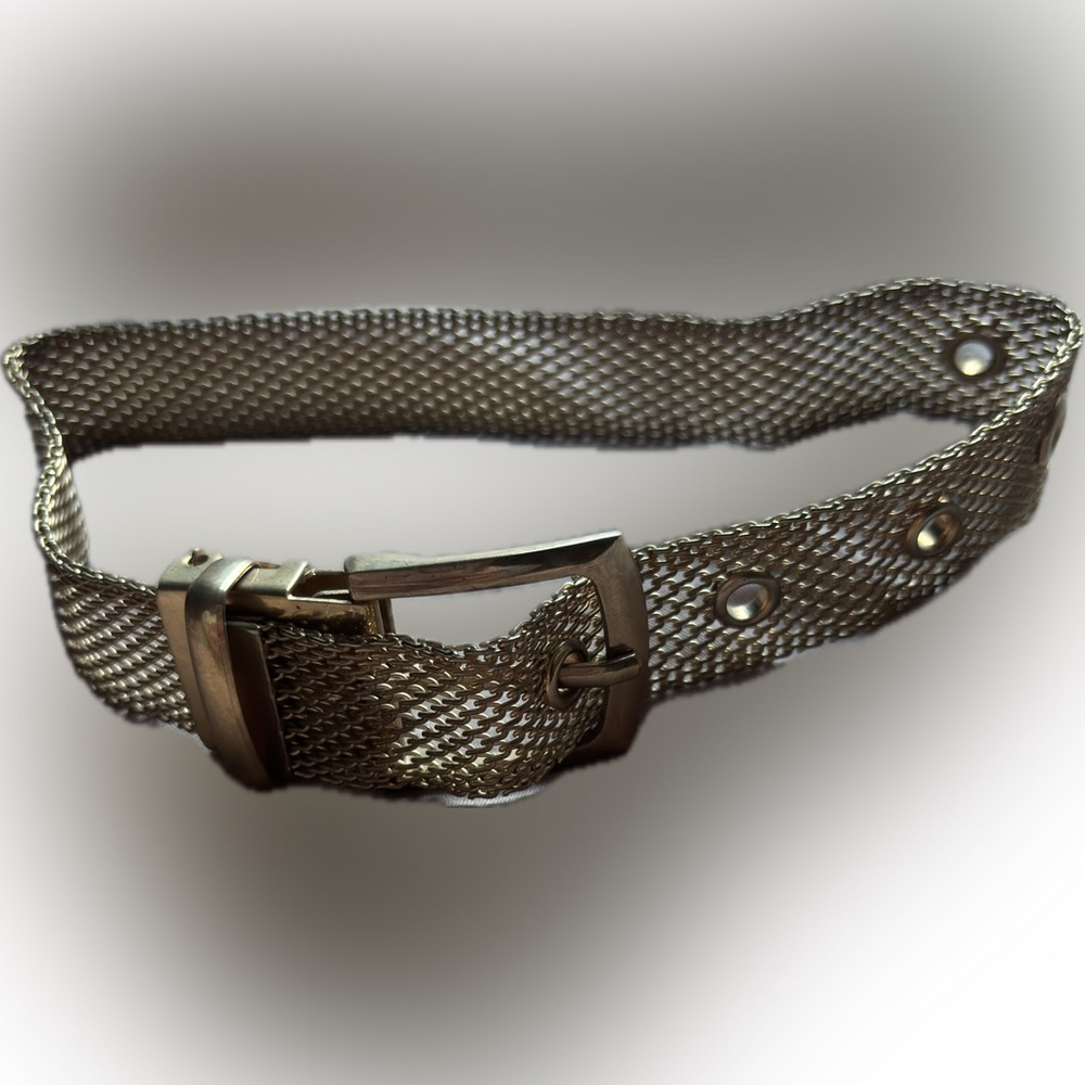 NWT gold belt choker necklace
